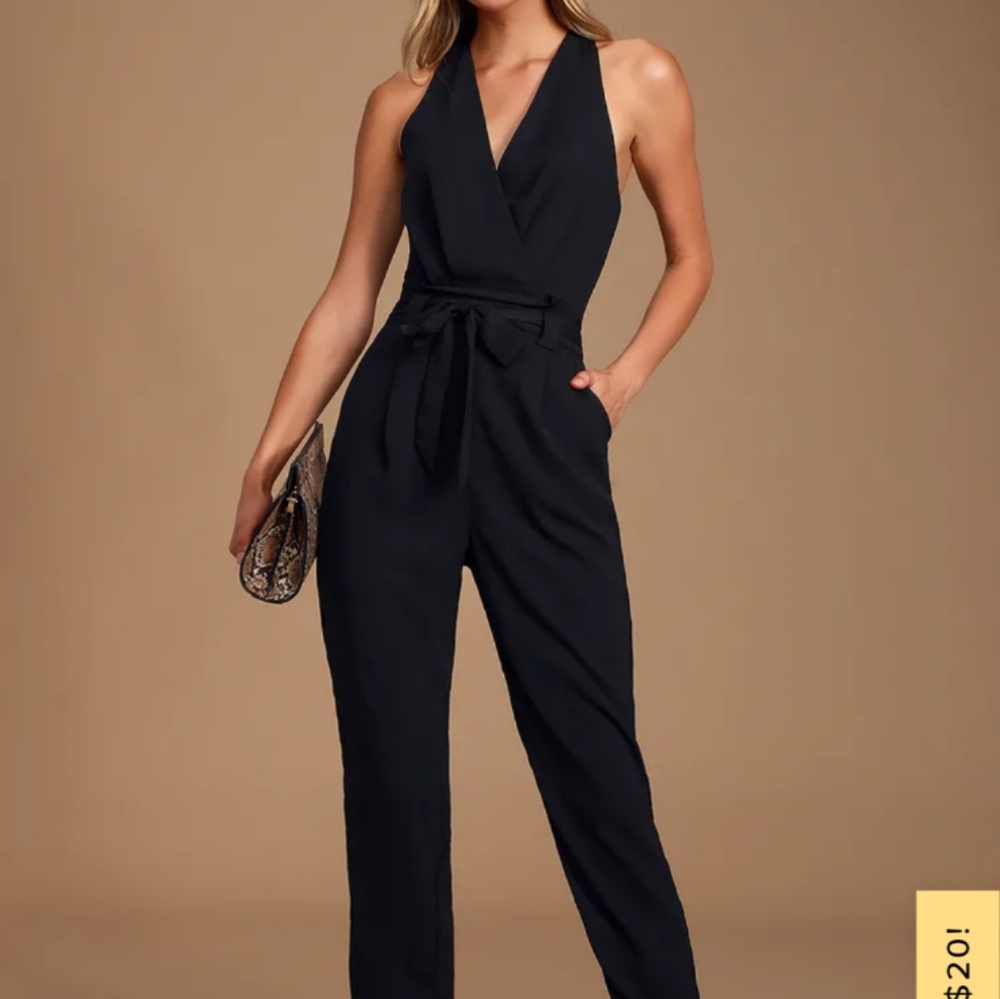 Lulu’s - In the City black jumpsuit